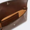 Portefeuille enveloppe en cuir, couleur cacao Portefeuille enveloppe en cuir, couleur cacao