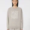 Pull à col rond en laine et cachemire, beige Pull à col rond en laine et cachemire, beige