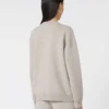 Pull à col rond en laine et cachemire, beige Pull à col rond en laine et cachemire, beige