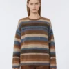 Pull en alpaga et laine, beige Pull en alpaga et laine, beige