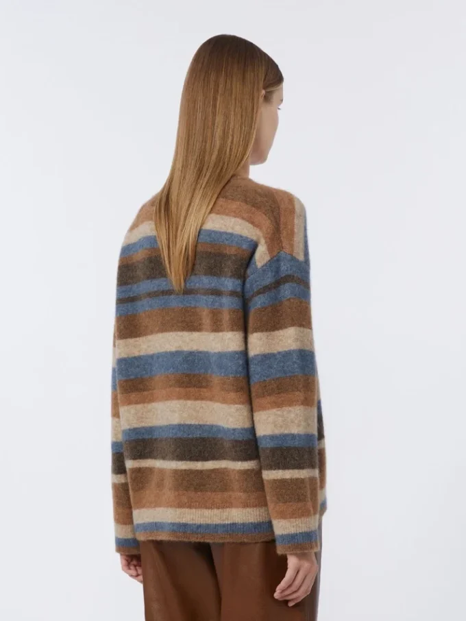 Pull en alpaga et laine, beige Pull en alpaga et laine, beige