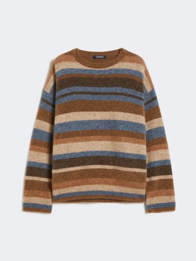 Pull en alpaga et laine, beige Pull en alpaga et laine, beige