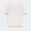 Pull en cachemire et soie, beige Pull en cachemire et soie, beige