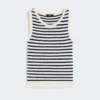Pull en coton côtelé, bleu marine Pull en coton côtelé, bleu marine