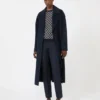 Pull en jacquard de laine, bleu outremer Pull en jacquard de laine, bleu outremer