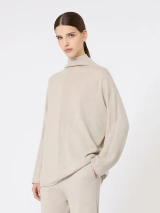 Pull en laine de cachemire, beige