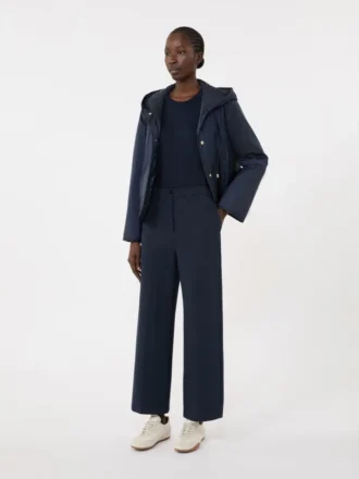 Pantalon en jersey Double Face, bleu marine Pantalon en jersey Double Face, bleu marine