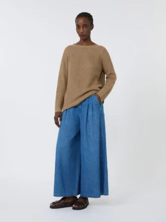 Pull léger en lin, couleur désert