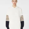 Pull oversize en maille de laine, ivoire Pull oversize en maille de laine, ivoire