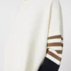 Pull oversize en maille de laine, ivoire Pull oversize en maille de laine, ivoire