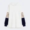 Pull oversize en maille de laine, ivoire Pull oversize en maille de laine, ivoire