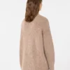 Pull oversize en mohair et lurex, cuivre Pull oversize en mohair et lurex, cuivre