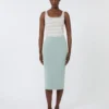 Pull sans manches en crêpe de viscose, rose Pull sans manches en crêpe de viscose, rose