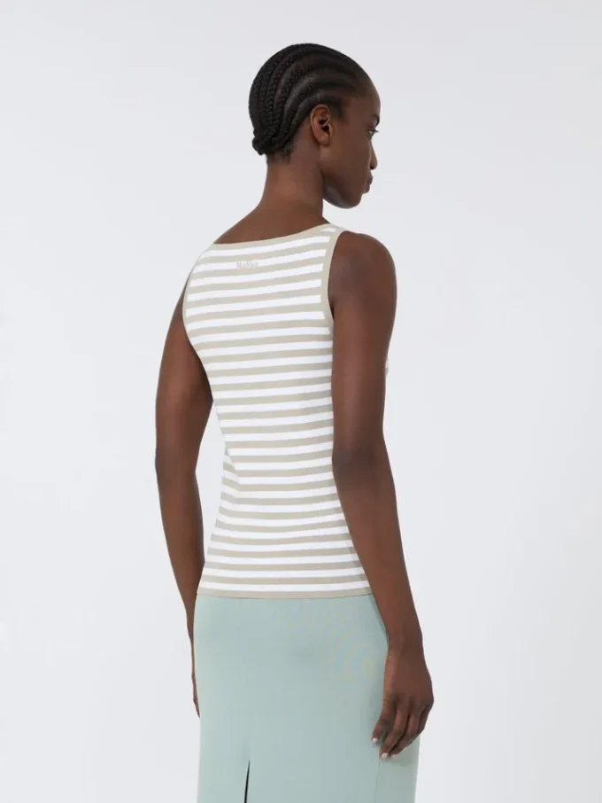 Pull sans manches en crêpe de viscose, rose Pull sans manches en crêpe de viscose, rose