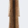 Robe ajustée en jersey de tulle, dégradé de beige Robe ajustée en jersey de tulle, dégradé de beige