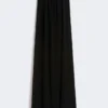 Robe bustier en cady, noire Robe bustier en cady, noire