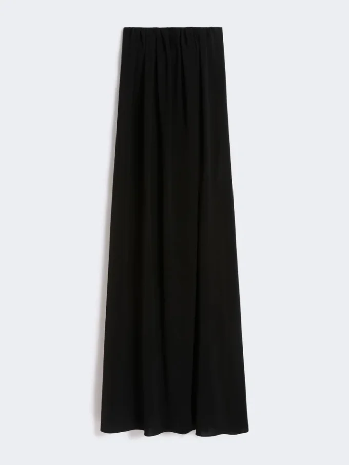 Robe bustier en cady, noire Robe bustier en cady, noire