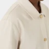 Robe chemise en denim bull coton, couleur sable Robe chemise en denim bull coton, couleur sable