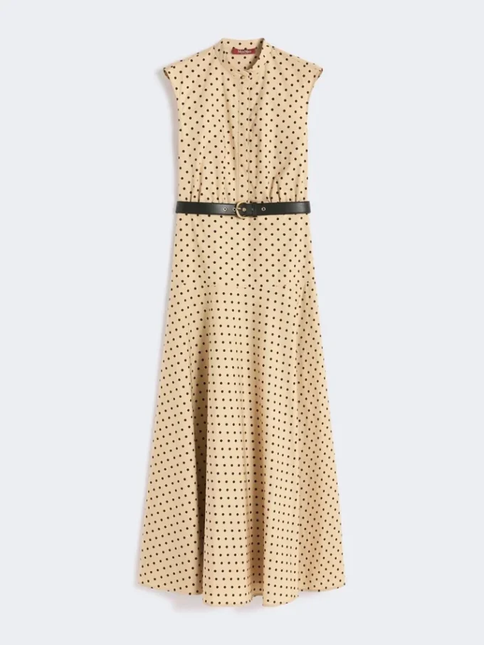 Robe chemise en popeline imprimée, style colonial Robe chemise en popeline imprimée, style colonial