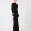 Robe en fil de viscose, noir Robe en fil de viscose, noir
