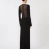 Robe en fil de viscose, noir Robe en fil de viscose, noir