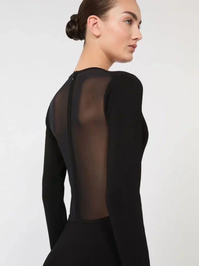 Robe en fil de viscose, noir Robe en fil de viscose, noir