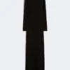 Robe en fil de viscose, noir Robe en fil de viscose, noir
