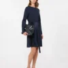 Robe en jersey Milano-knit, bleu marine Robe en jersey Milano-knit, bleu marine