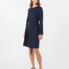 Robe en jersey Milano-knit, bleu marine Robe en jersey Milano-knit, bleu marine