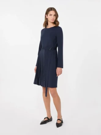 Robe en jersey Milano-knit, bleu marine