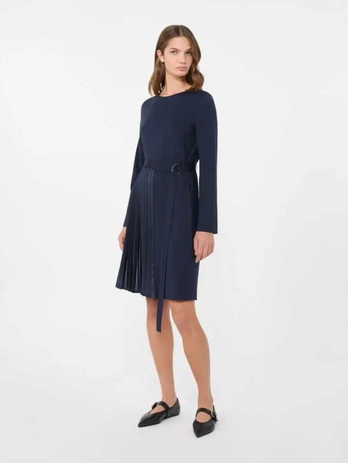 Robe en jersey Milano-knit, bleu marine Robe en jersey Milano-knit, bleu marine