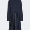 Robe en jersey Milano-knit, bleu marine Robe en jersey Milano-knit, bleu marine