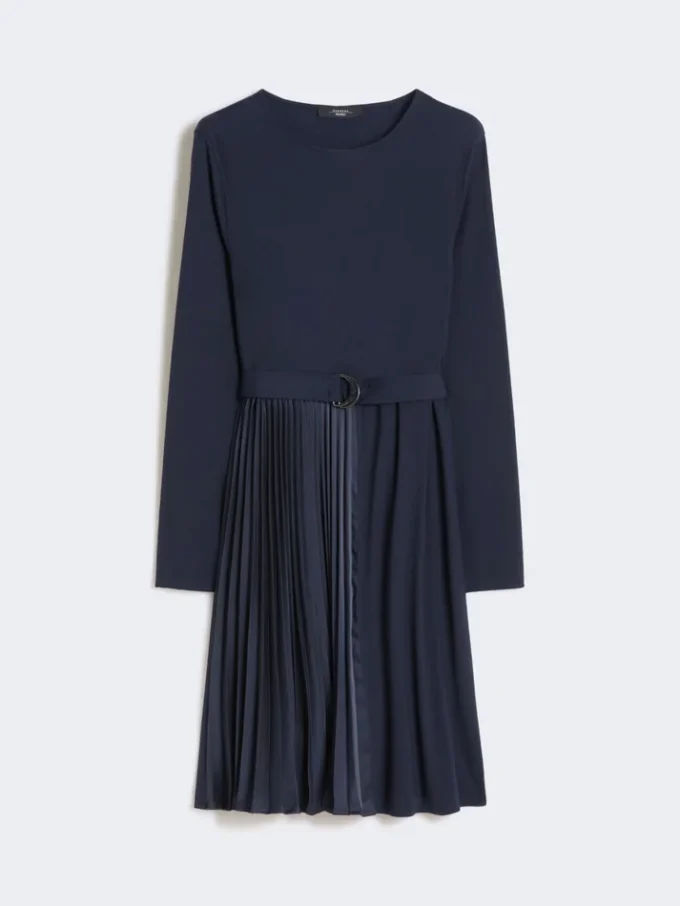 Robe en jersey Milano-knit, bleu marine Robe en jersey Milano-knit, bleu marine