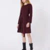 Robe en jersey Milano-knit, bordeaux Robe en jersey Milano-knit, bordeaux