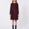 Robe en jersey Milano-knit, bordeaux Robe en jersey Milano-knit, bordeaux