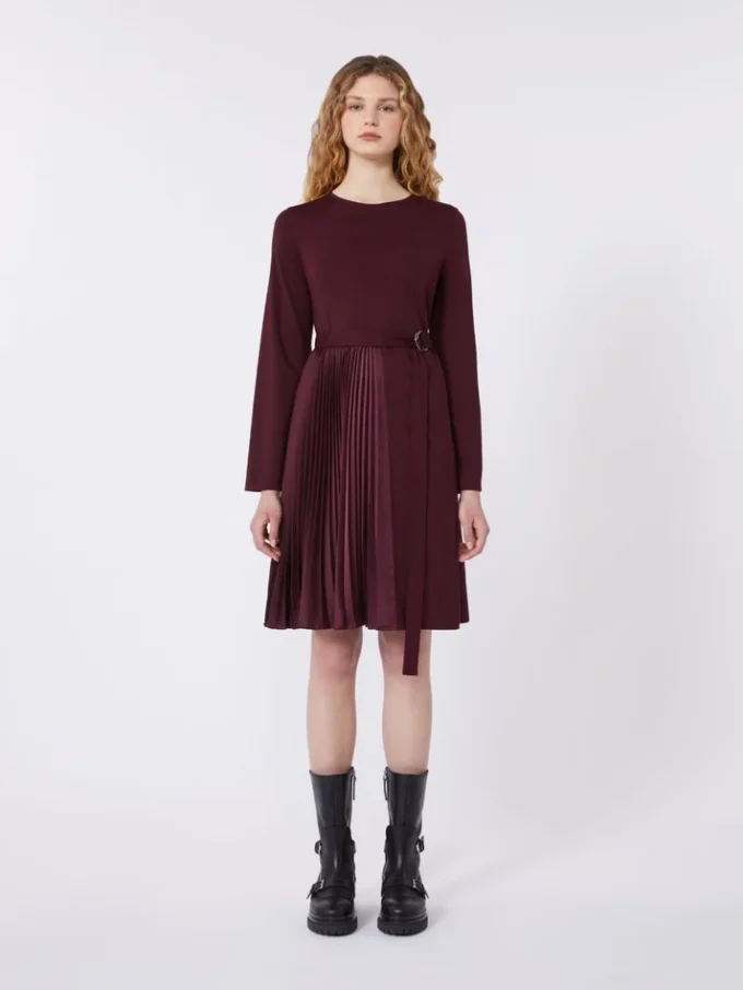Robe en jersey Milano-knit, bordeaux Robe en jersey Milano-knit, bordeaux