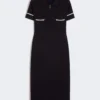 Robe fourreau en viscose stretch, bleu marine Robe fourreau en viscose stretch, bleu marine