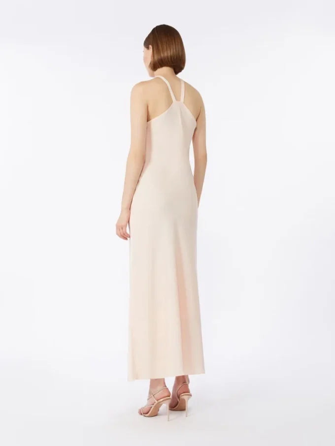 Robe légère en satin, beige-rose Robe légère en satin, beige-rose