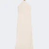 Robe légère en satin, beige-rose Robe légère en satin, beige-rose
