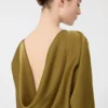 Robe légère en satin, kaki Robe légère en satin, kaki