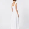 Robe longue sans manches en pur coton, blanc optique Robe longue sans manches en pur coton, blanc optique