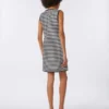 Robe sans manches en crêpe de viscose, noire Robe sans manches en crêpe de viscose, noire