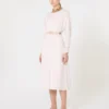 Robe évasée en cady, rose Robe évasée en cady, rose