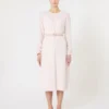 Robe évasée en cady, rose Robe évasée en cady, rose