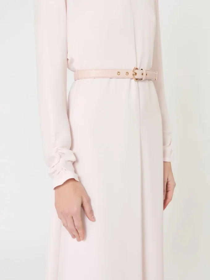 Robe évasée en cady, rose Robe évasée en cady, rose