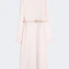 Robe évasée en cady, rose Robe évasée en cady, rose