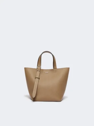 Sac Archetipo en cuir extra-petit, couleur boue