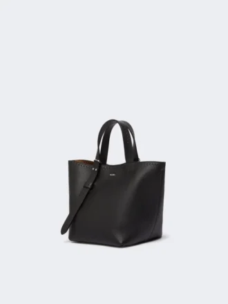 Sac Archetipo en cuir extra-petit, noir