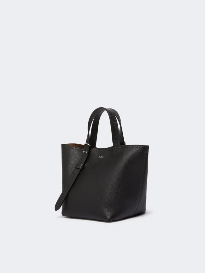 Sac Archetipo en cuir extra-petit, noir