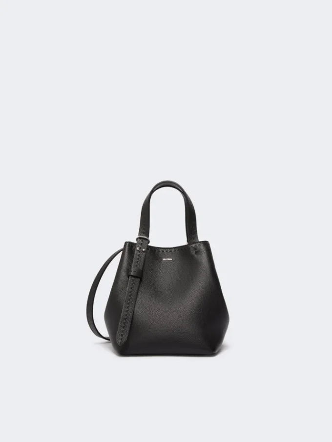 Sac Archetipo en cuir extra-petit, noir